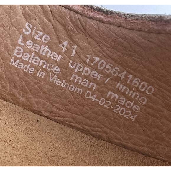 Dansko Burnished Khaki Green Calf Leather Sz 41 (US 9.5-10) Wedge Sandals Tiana - Picture 10 of 14